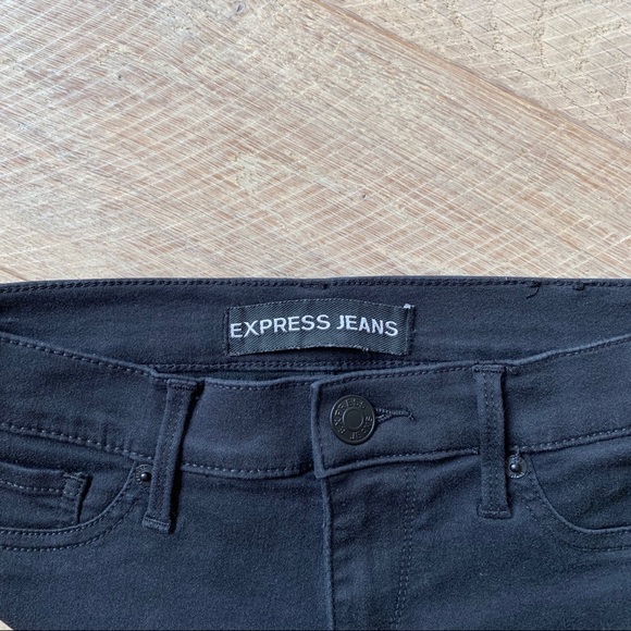 Express Extreme Stretch Black Legging low rise - Picture 4 of 5